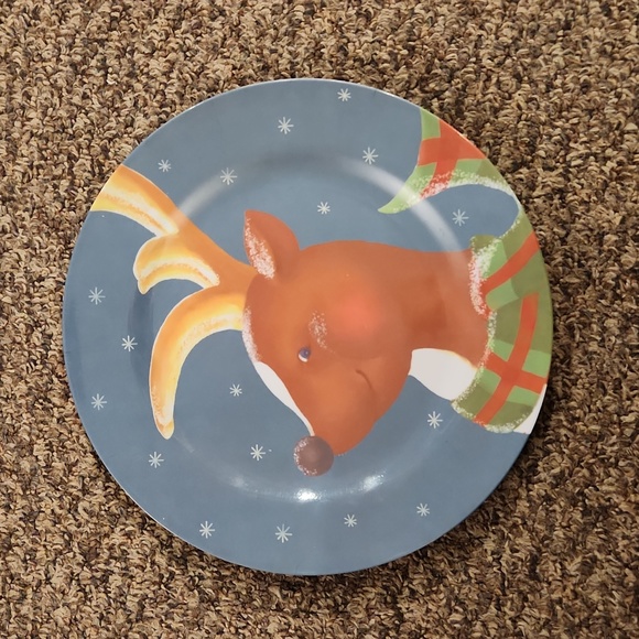 🎄Holiday Santa and Reindeer Melamine Snack Trays - Picture 4 of 6
